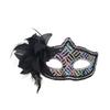 Feather Flower Mask Plastic Masquerade Mask Halloween Party Mask  Halloween Party