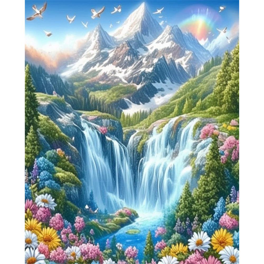 Diamond Painting 5D Diamond Mosaic Landscape Scenery Kits Embroidery Diamond Art Kit Needle Arts Craft Home Decoration