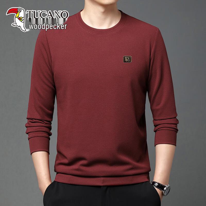 

TUCANO Men s Mid-Aged Long-Sleeve Pullover T-Shirt L