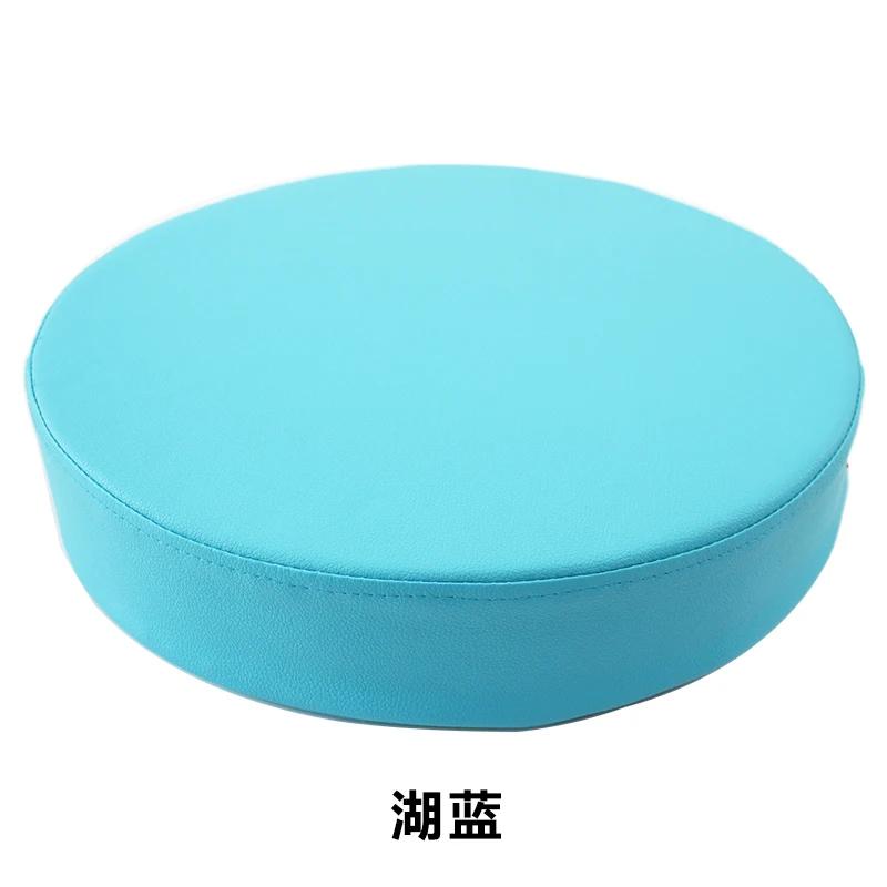 

45x5 см ПУ водонепроницаемая круглая подушка для стула с наполнителем сменная глубокая подушка для сиденья для садовой мебели стул скамейка 40x5cm озеро синий