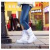 Winter thick women's snow boots Warm Plush Mid-calf Boots Non slip Waterproof  Platform Snow Boot Casual Female White shoes