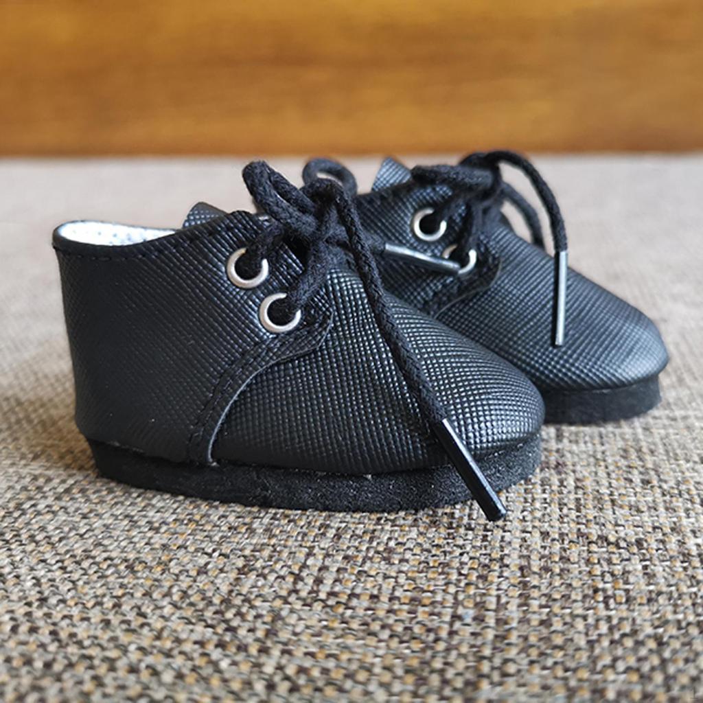 Points Doll Shoes, Stylish Cute PU Leather Miniature , Toys Boots, Clothes Dress Decorative
