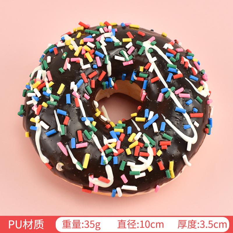 10cm Simulation Donuts Bread Stress Relief Fake Bread Cake Home Decor Display Wedding Sweet Decortions Photography Props 1Pc