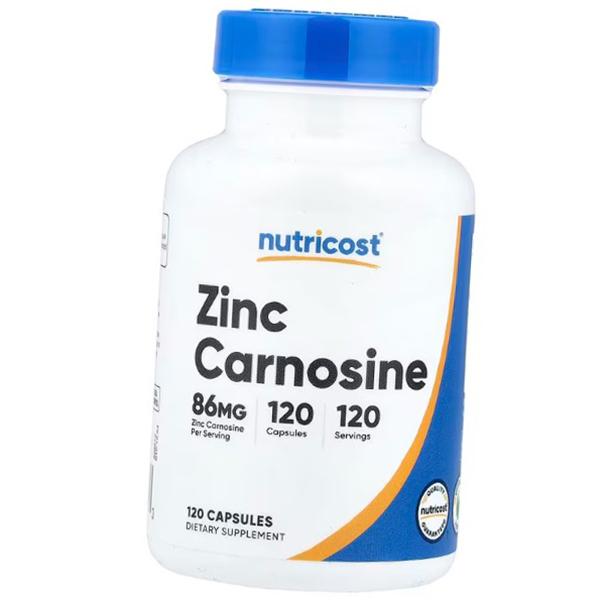 

Цинк Карнозин, Zinc Carnosine, Nutricost 120капс (72647043) 120caps