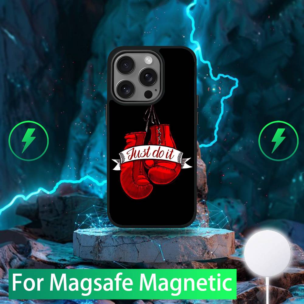 

Boxing Gloves Sport Phone Case For iPhone 16,15,14,13,12,11,Pro,Max,Plus,Mini,SE New Magsafe Magnetic Wireless Charging iPhone12PRO