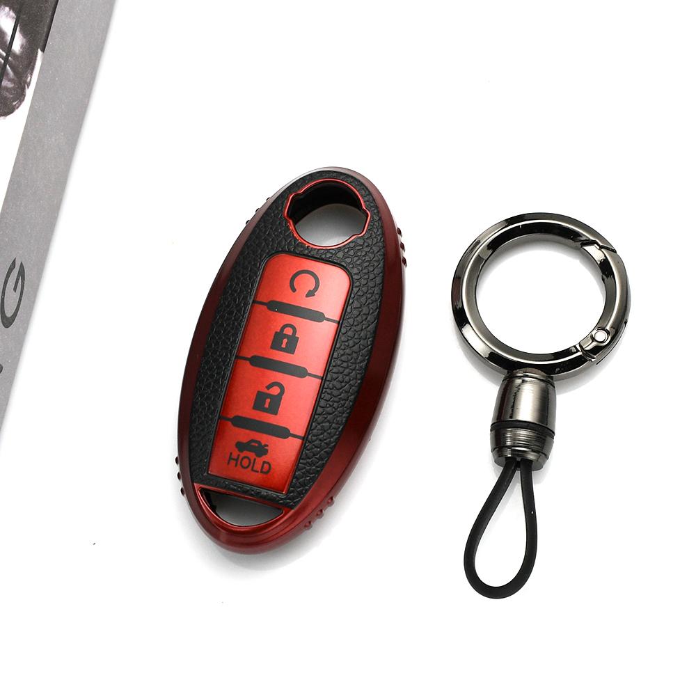 Auto Shell Accessories Car Key Case Cover Keyless For Nissan Kicks Tiida Pathfinder Qashqai X-Trail T32 Infiniti Juke J10 J11