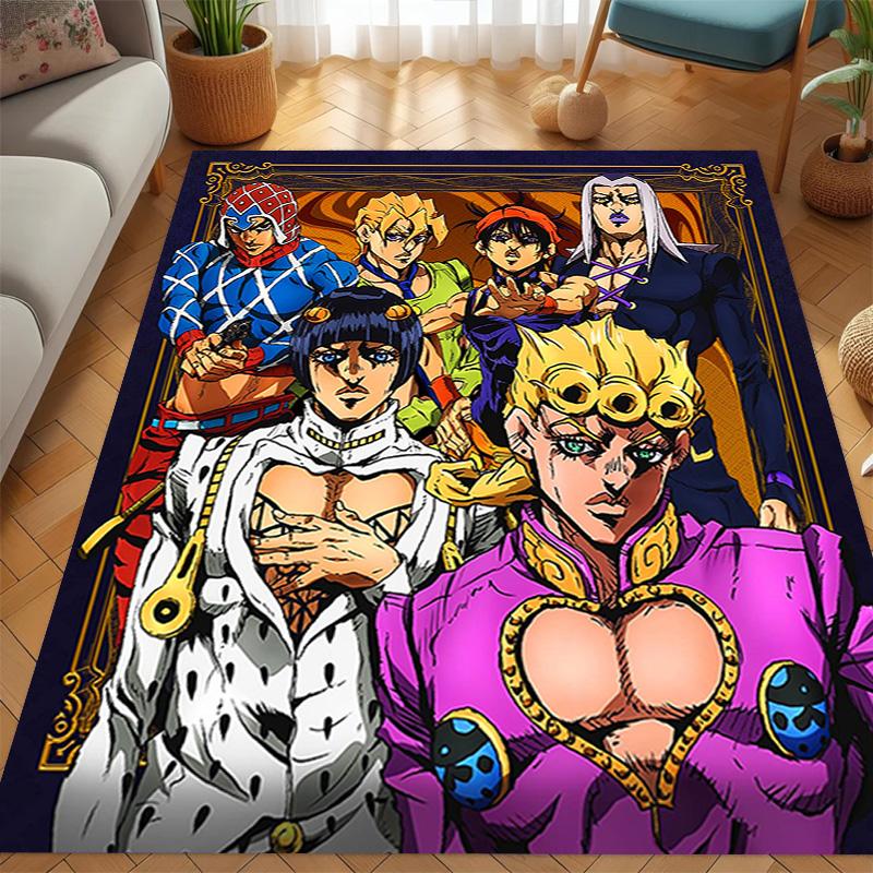 Vibrant Manga Artistry carpet floor mats Home Decor Bathroom mat Office chair cushion Art