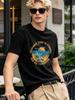 Summer Casual Printed T Shirts for Men Women Outdoor Loose Soft Fashion Tee Tops