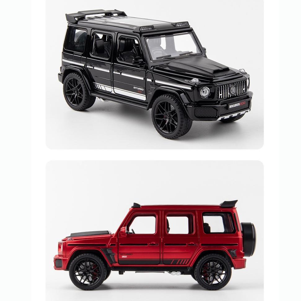 1:Benz G800 litý model auta v měřítku 22, stahovací autíčko se světlem a zvukem pro chlapce, dospělé dárek