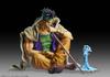 Statue Legend "JoJo's Bizarre Adventure Part 3" [N'Doul & Geb] Approx. 95mm & 45mm PVC & ABS painted finished figure