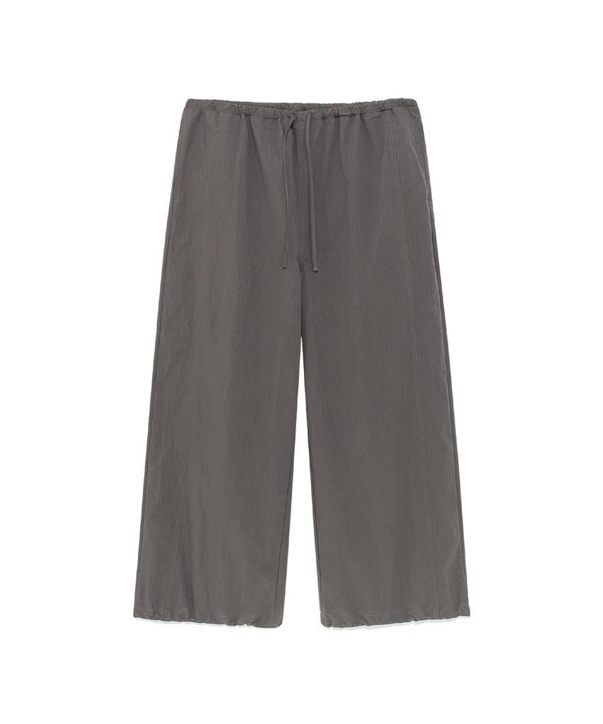 THE COLDEST MOMENT Tcm Mini Logo Nylon Pants (Brown)