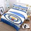 Manchester City Logo Pattern. Bedding Sets Duvet Cover Sets Duvet Covers Pillowcases(1 * Duvet Cover 2 * Pillowcases, Without Duvet Insert)