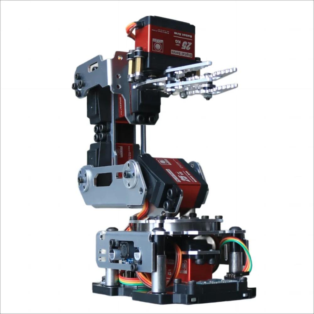 APP Control 6 Dof Metal Mechanical Arm Aluminum Alloy Bracket High Quality Robot Arm for Arduino Robot DIY Kit Programmable Arm