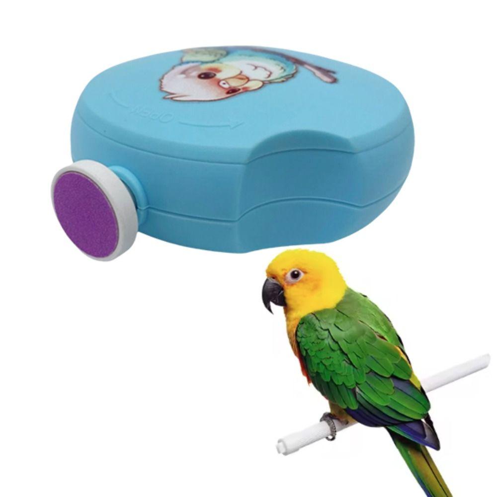 Low Noise Electric Parrot Nail Trimmer Mini with 6 Grinding Heads Bird Nail Cutter Round Parrot Beak Grinder