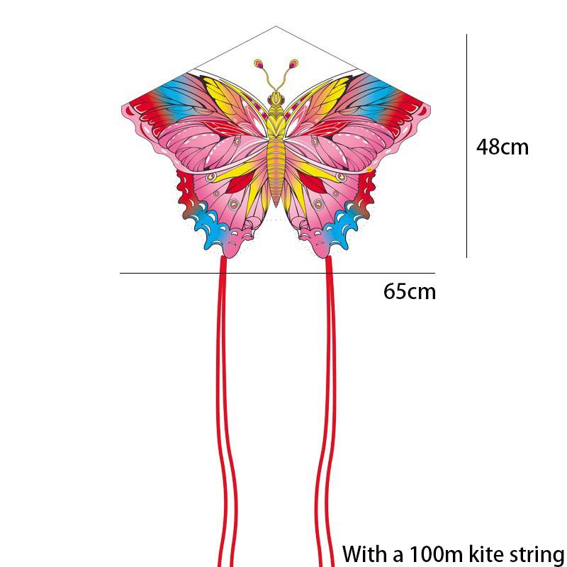 

Childrens Biomimetic Butterfly Kites Are Easy To Fly In The Gentle Breeze розовый
