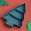 Cross-Border Creative Plastic Christmas Tree Snack and Storage Tray