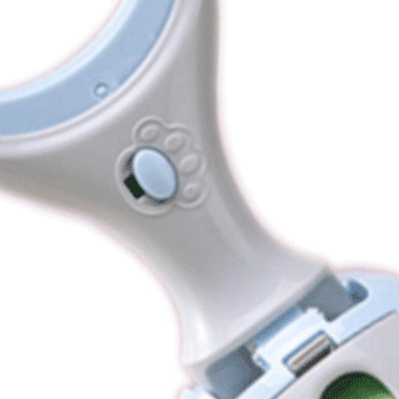 Pet Pooper Picker 10cm Diameter Ergonomic Handle Effort Saving Dog Pooper Scooper for Pets Cats Dogs Blue