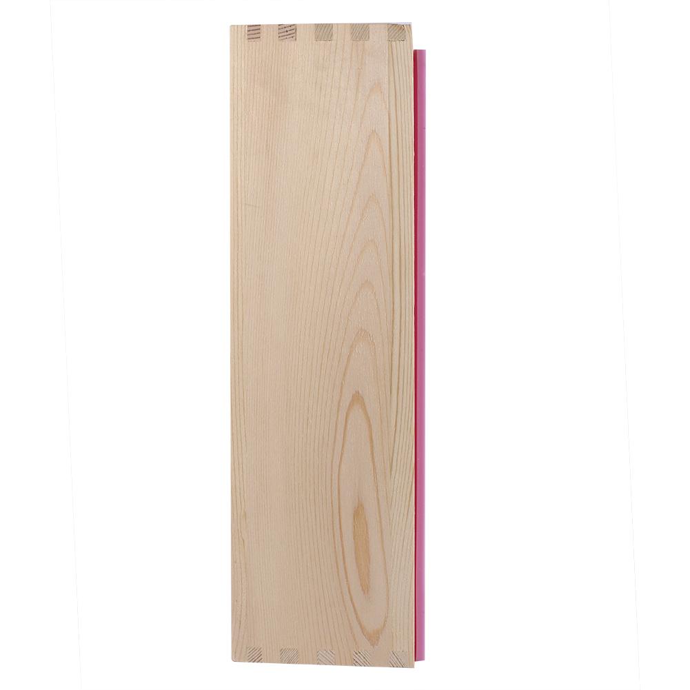 Rectangle Silicone Liner Soap Mould Wooden Box DIY Making Tool Bake Cake Bread Toast Mold