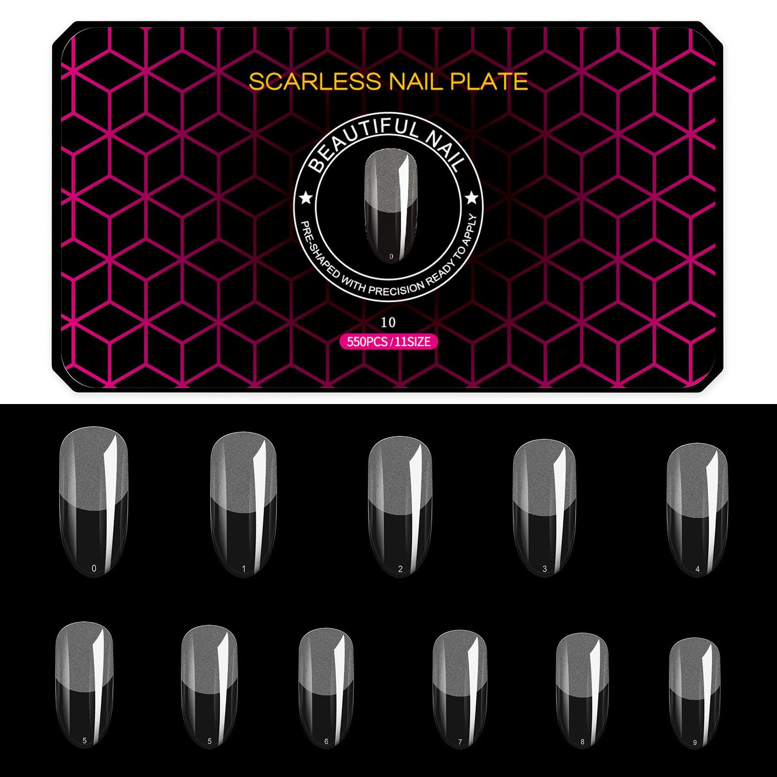 

Набор мягких гелевых типсов для ногтей, прозрачные, полностью покрывающие наращивание ногтей, предварительно сформированные акриловые накладные гелевые типсы для домашнего салона «сделай сам» E