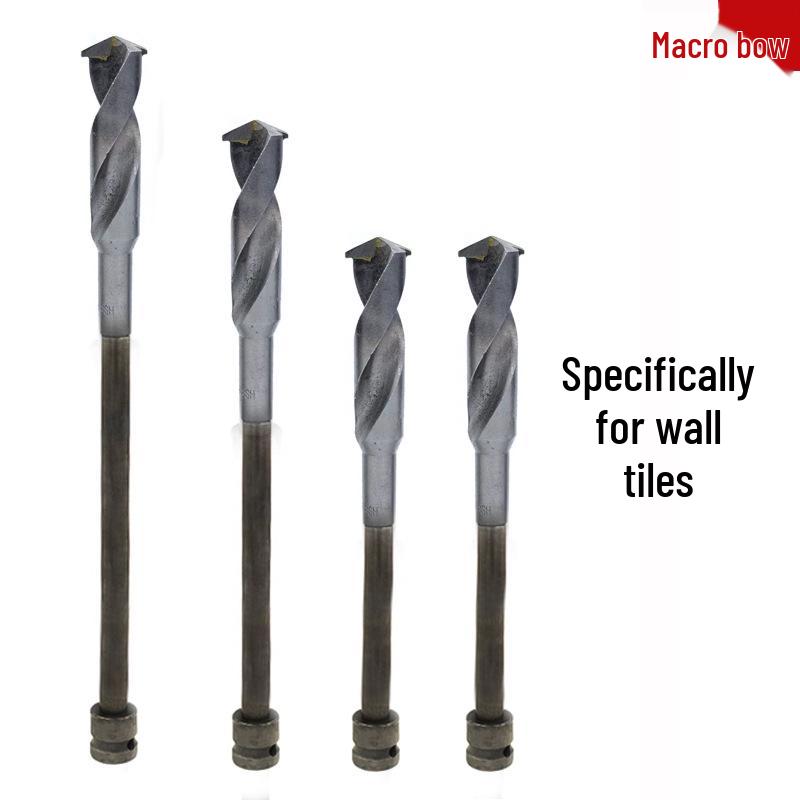 Electric Wrench Hole Saw for Wall Tiles, Alloy Drill Bit for Concrete, Insulation Board & Foam Brick Drilling