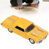 1:32 PullBack Car Toy Simulation Battery Powered Children Alloy Car Toy with Light Sound(Yellow )