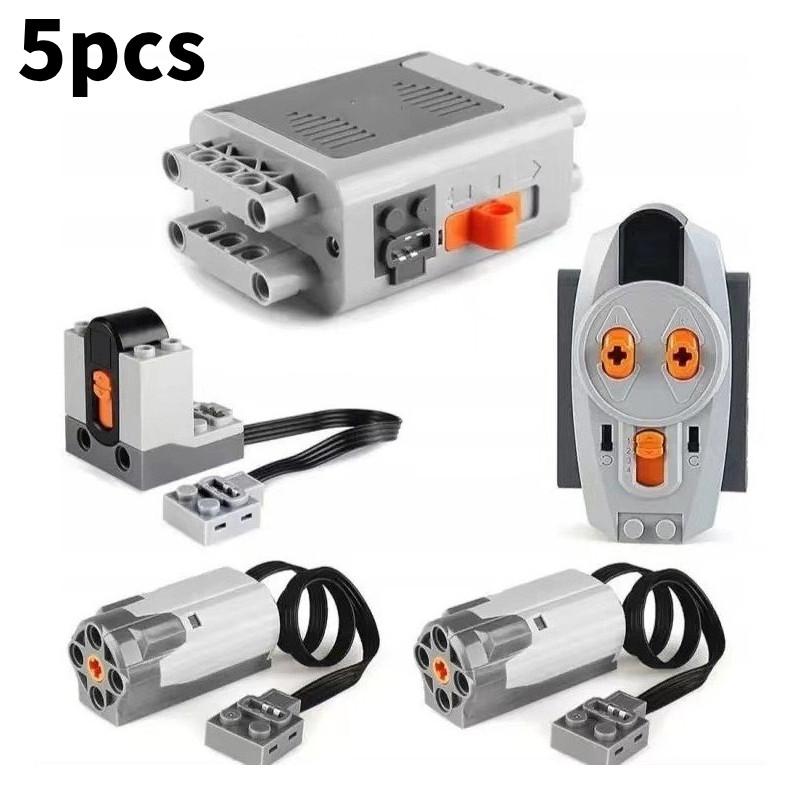 Blocks With Building Motor Module And Lithium Battery For Kids And Collectors