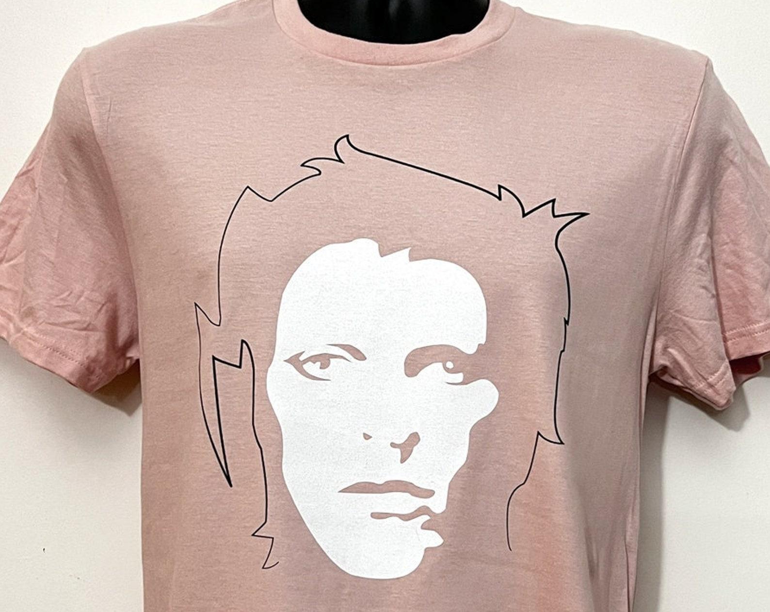 Bowie - retro 70s - ziggy stardust - starman shirt S