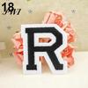 Cloth Letter A-Z Embroidered Motif Applique Iron On Patch Sew Clothing DIY Sticker
