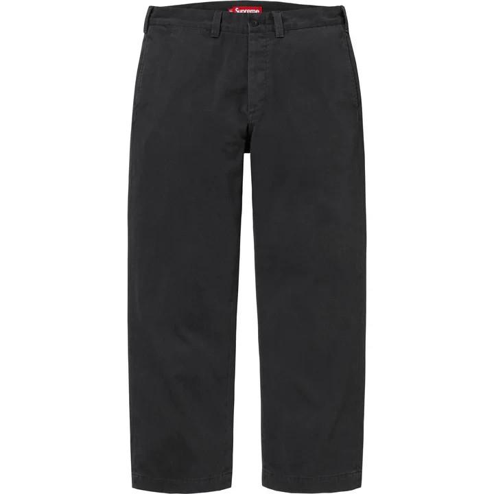 Supreme Chino Pant (25FW) Black