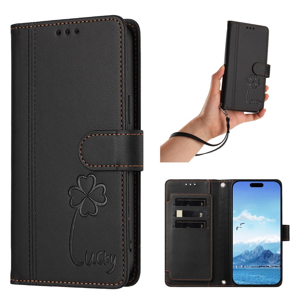 Wallet Case For OPPO Realme 16 16T 15 15T 15X 14 14T 14X 13 Pro Plus P4 Lite Power P3 Ultra P3X P1 5G with Card Slots Wrist Strap Included phone Cover