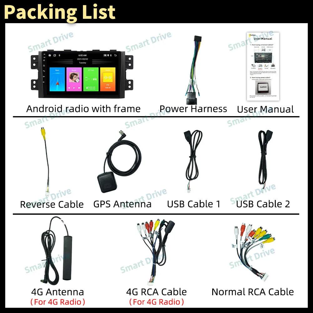 For Kia Borrego Mohave 2008 - 2016 2 Din Android Radio Stereo Head Unit Autoradio GPS Navigation Carplay Auto Car Multimedia