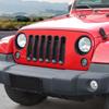 Car Headlight Lamp Circle Grille Front Turn Signal Light Circle Decoration Cover Stickers For Jeep Wrangler JK 2007-2017 Exterior Accessories
