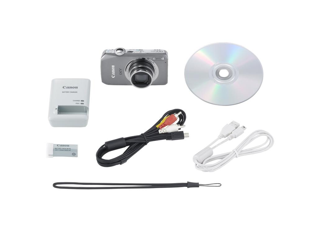 Canon IXY50S Digital Silver CMOS 10x optical widescreen Full HD video Camera, (IXY50S(SL)), 10-megapixel back-illuminated sensor, zoom, 3.0-inch LCD,
