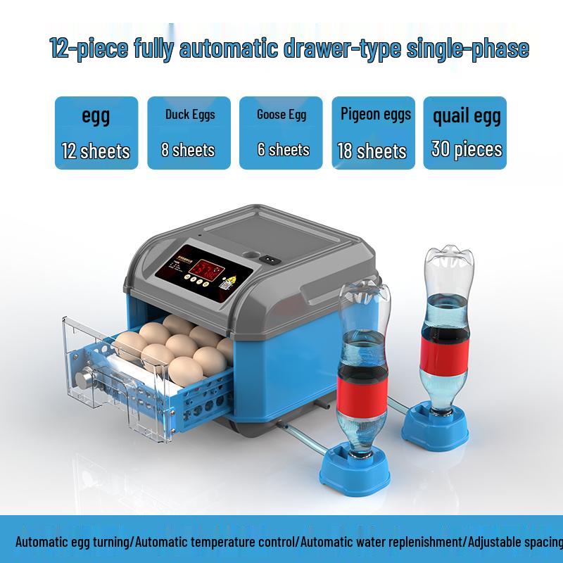 Luding Smart Automatic Egg Incubator for Small Eggs - Compact Household Model