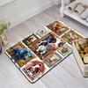 Farm Animal Frames Pattern Rug Floor Mat for Living Room or Bedroom Soft and Comfortable Carpet a Gift for Birthday and Holiday.