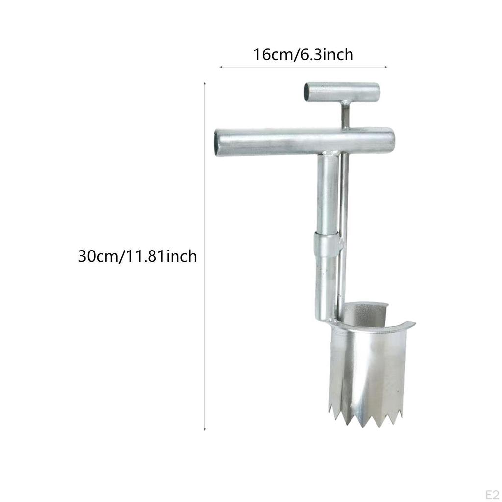 Bulb Planter Tool Barrel Transplanter Garden Digging for Transplanting Fruit Tree Versatile
