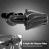 Limpador de Filtro de Ar de Motocicleta Para Harley Sportster 883 1200 48 72 Touring Dyna Softail Fat Boy Breakout Road King Street Glide