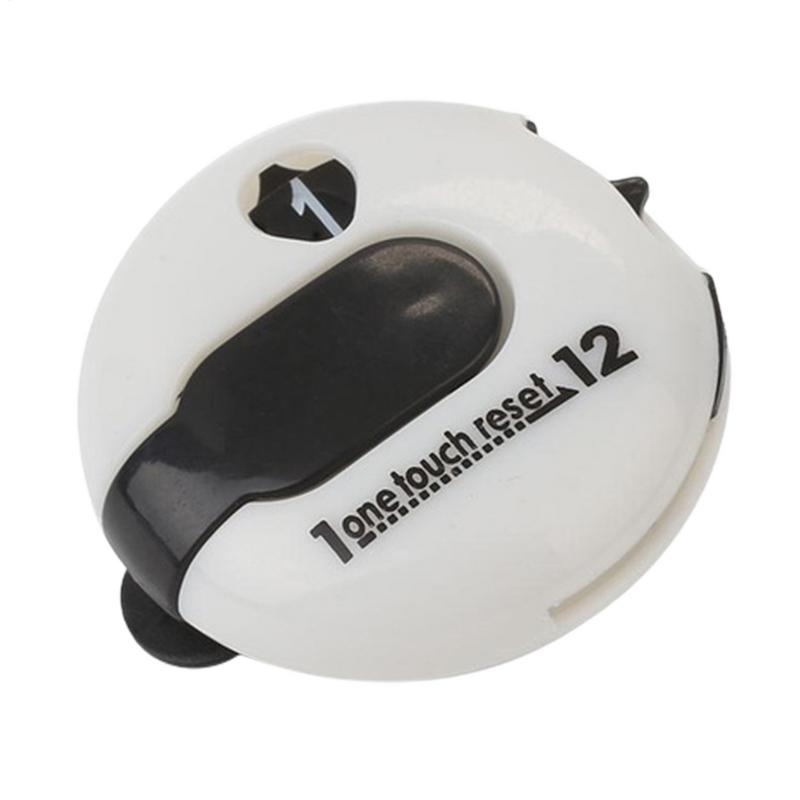 12 Strokes Golf Score Strokes Counter Professional Golf Strokes Counters Compact Scorer Accurate Keeping Device For Golf Sports