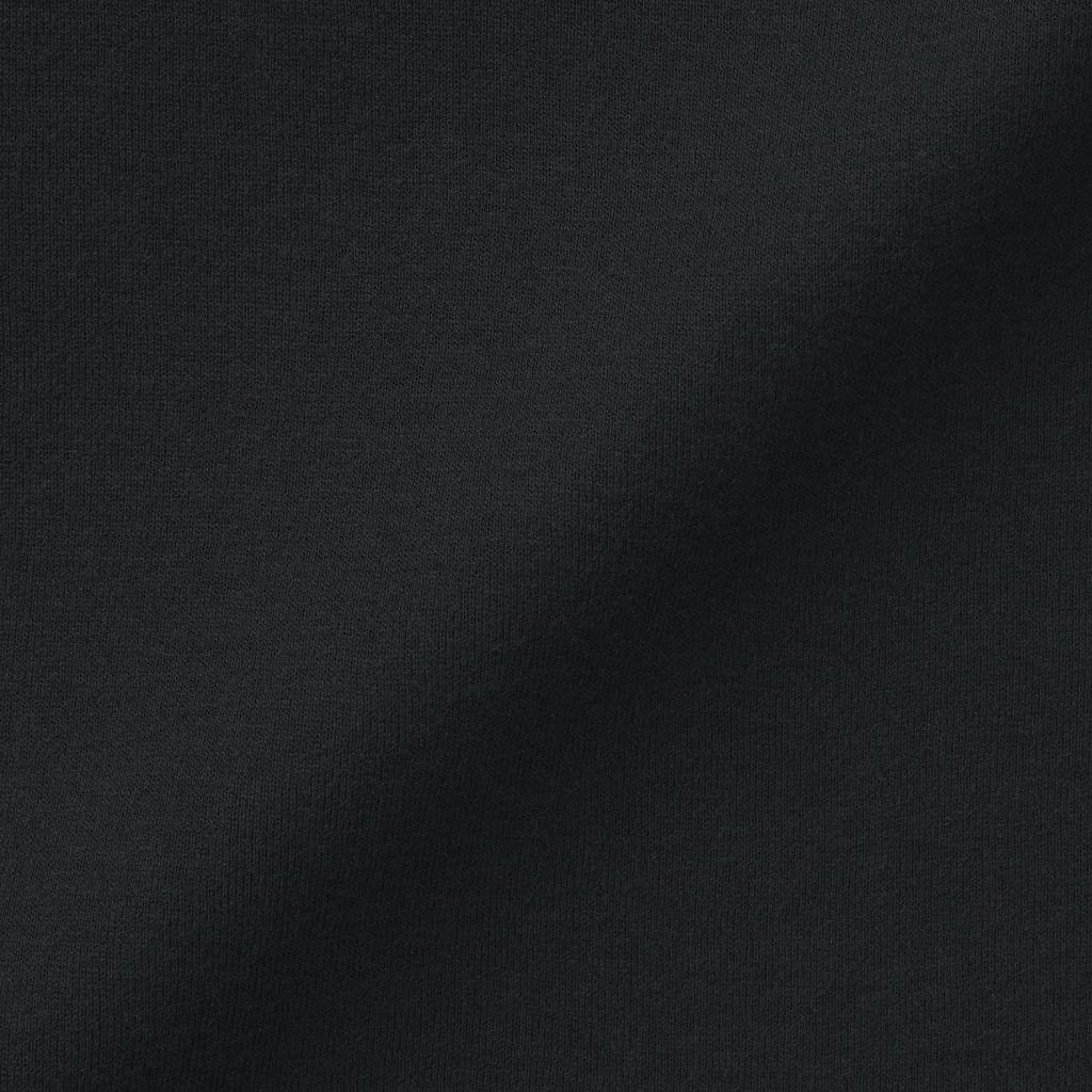 MUJI Warm Cotton Crew Neck Long Sleeve Size S Men's T-Shirt, Black, (FA1APA5A)