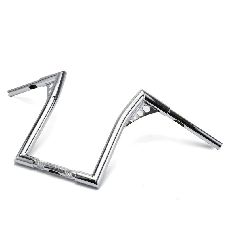 10" 12" 14" 16" 18" Ape Hanger Handlebar 25mm for Harley Sportster Dyna Softail Electra Glide Touring Motorcycle Rise Handlebars