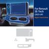 Per Renault 5 E-Tech 2026 2025 Accessori Pellicola Interna TPU Trasparente Pannello Cambio Console Centrale Protezione PPF