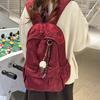 Große Kapazität Schultasche Damen Unifarbener Rucksack Reise Leichter Rucksack