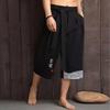 Traditional Pants Men Clothing Bath Pant Casual Loose Male Japan Style Yukata Trousers Linen Cropped Pants