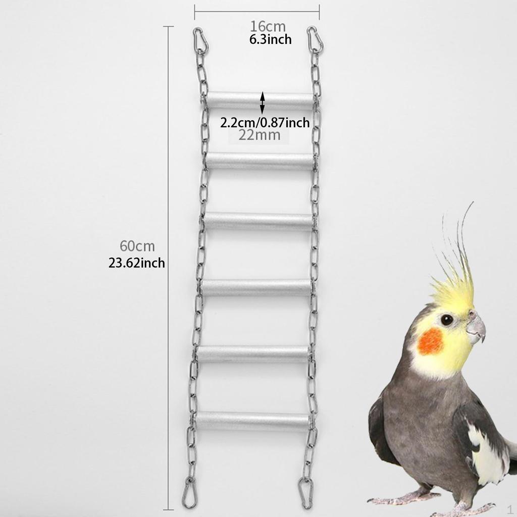 Bird Ladder Bridge Cage Accessories Parrot Playstand Climbing for Bluebirds