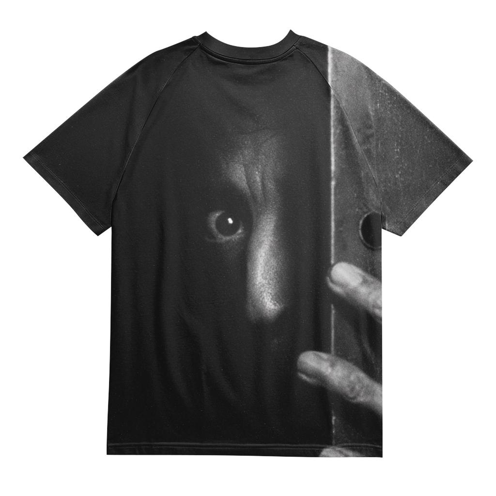 Herre Halloween Trykket Rund Hals Raglan Kort Ermet Topp T-skjorte