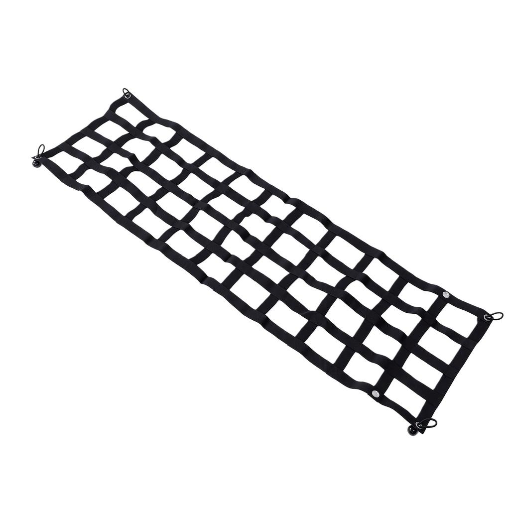 Tailgate Net for Pickup Truck Bed Tool Free Installation Universal Mesh Tail Gate for Full Size Pickup Truck Black