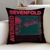 Metal AAvenged SevenfoldS Cushion Cover Breathable and skinfriendly linen pillowcase square removable and washable cushion