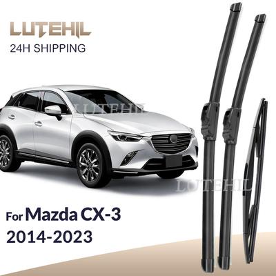 Für Mazda CX3 2014- 2015 2016 2017 2018 Scheibenwischer Vorne & Hinten Wischerblätter Windschutzscheibe Windschutzscheibe Fenster 22"+18"+10"