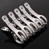 5Pcs Stainless Steel Clothespins Strong Clamping Rustproof Durable Lightweight Portable Metal Beach