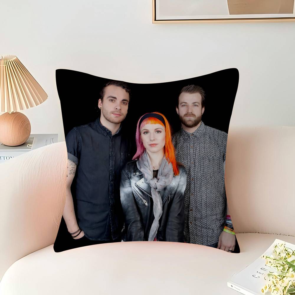 Rock Band P-Paramore Personalized Pillow Dust Cover Bedroom Kids Party Decoration Pillowcase Birthday Children Gift